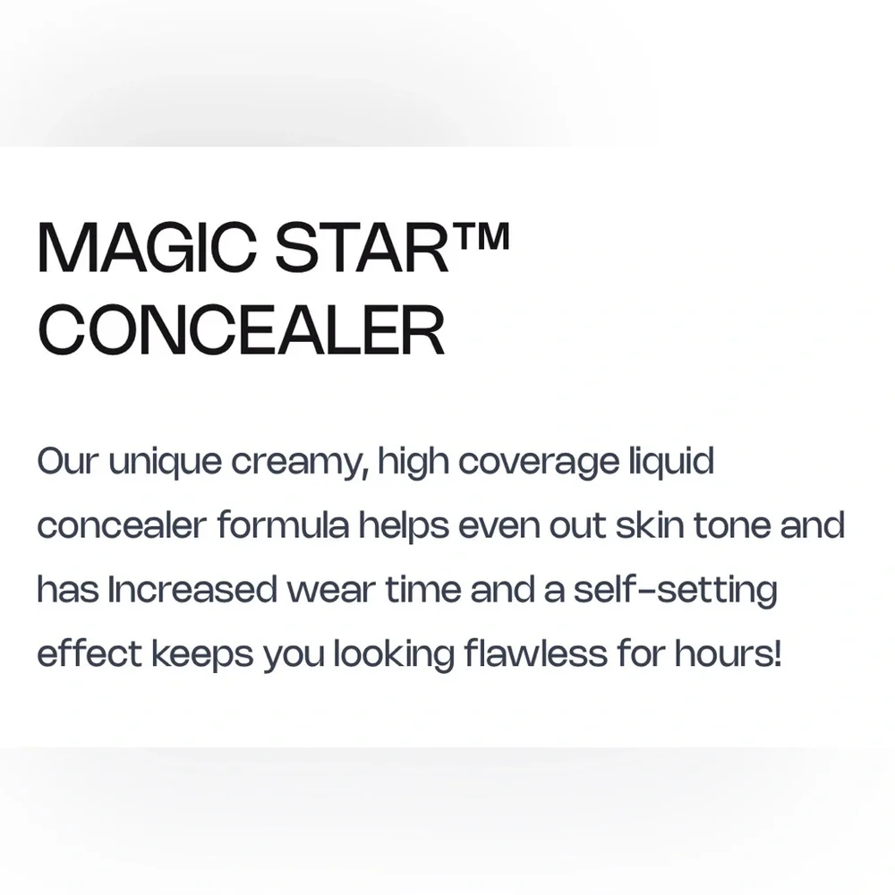 Jeffree‎ Star magic star concealer C22